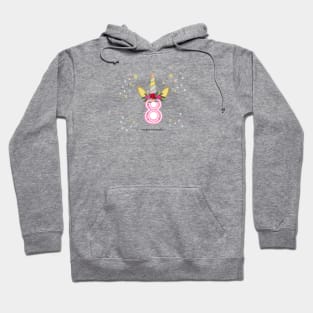 Eighth birthday. Eight. Unicorn Birthday invitation. Party invitation greeting card Hoodie